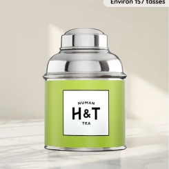Thé vert gunpowder, menthe douce et menthe poivrée - Bio